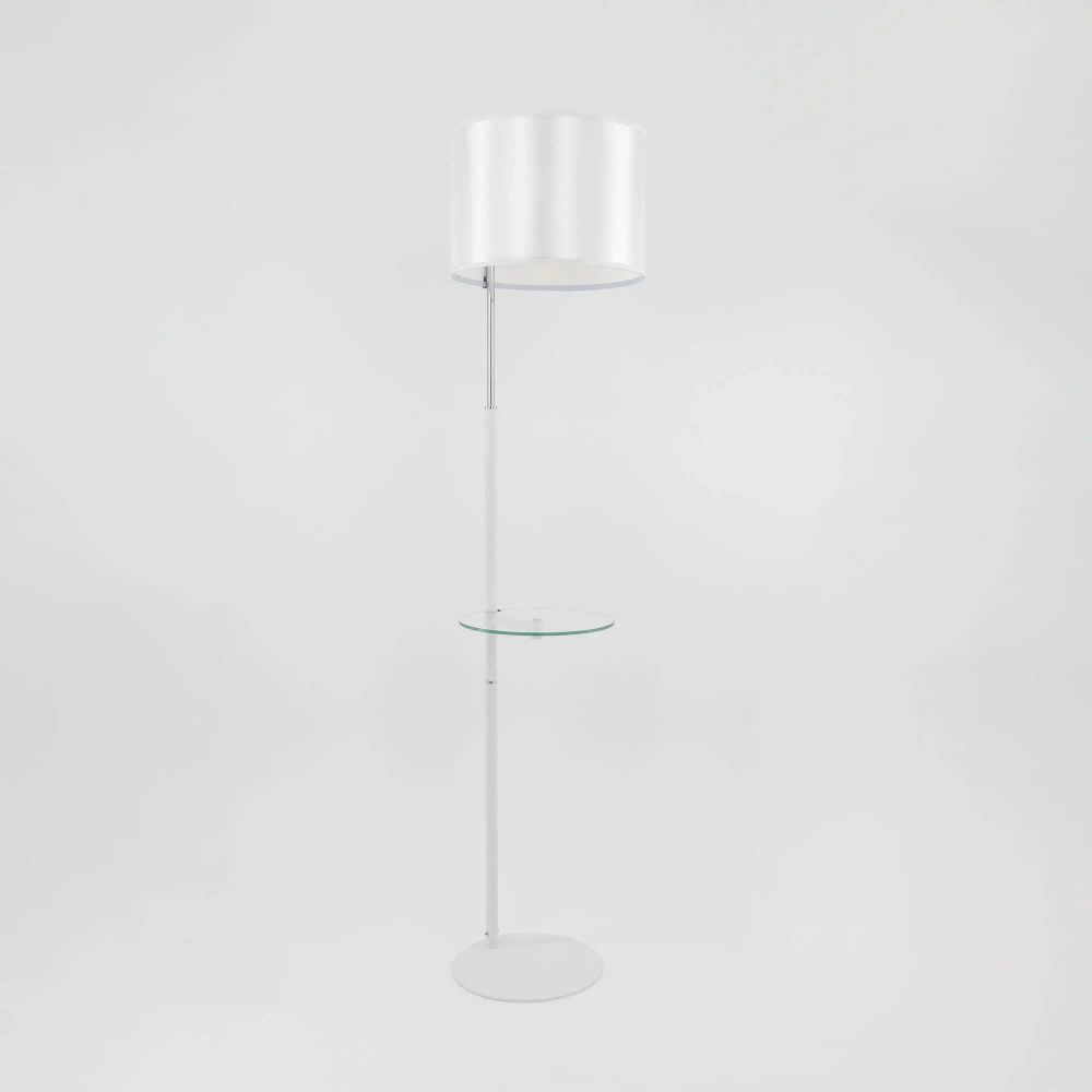 Citilux Батлер CL806010 Торшер со столиком Белый