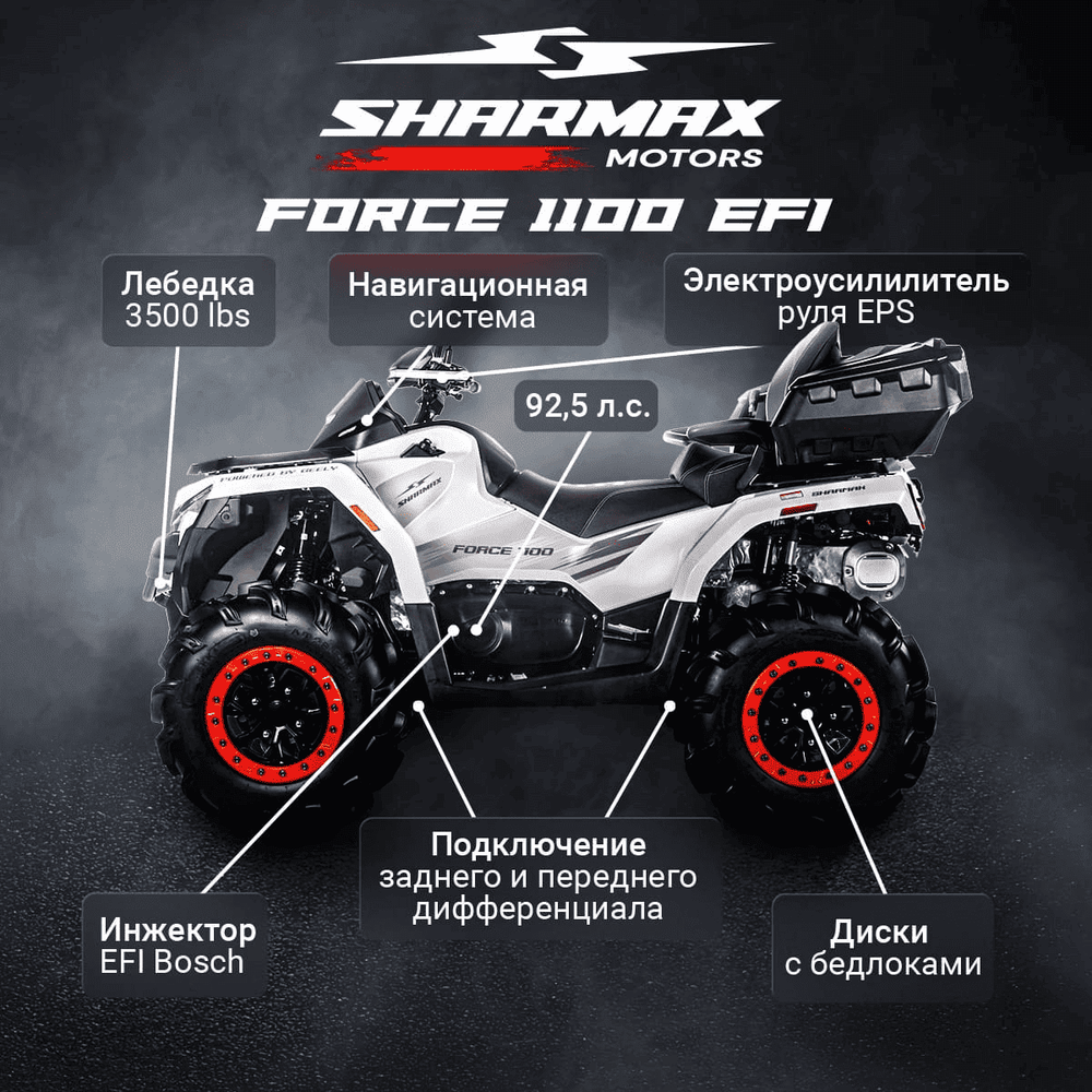 Квадроцикл SHARMAX Force 1100 LTD