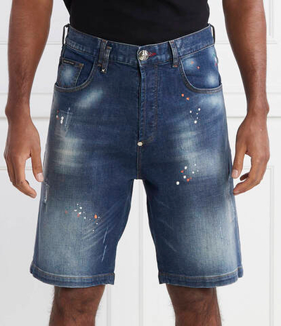 Шорты Philipp Plein - голубой(MDT3684 PDE004N)