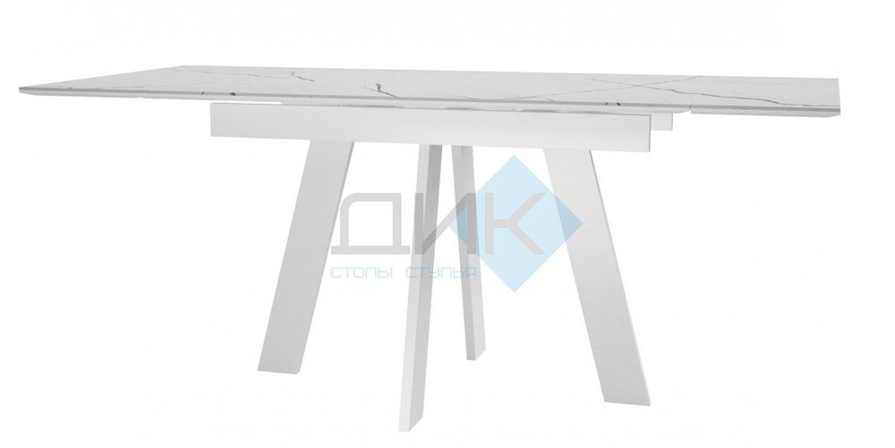 Стол DikLine SKM120 подстолье белое/опоры белые