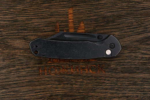 Нож складной CJRB Pyrite Bowie, клинок 80мм, сталь AR-RPM9, рукоять сталь
