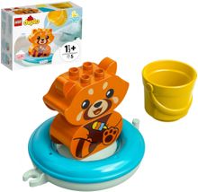 Конструктор LEGO DUPLO 10964 «Приключения в ванной: Красная панда на плоту»