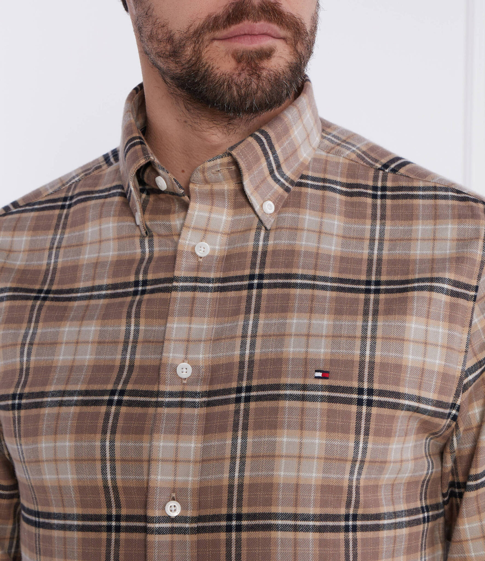 Рубашка TARTAN Tommy Hilfiger - бежевый(MW0MW32890)