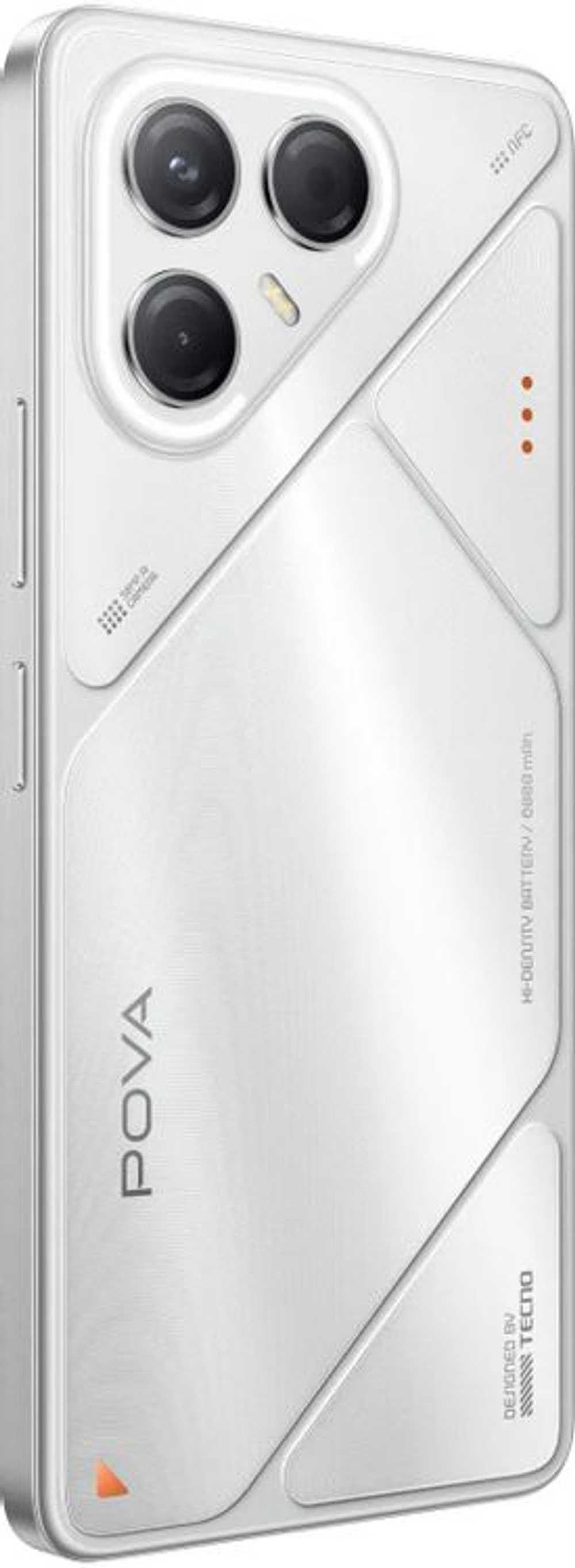 6.78" Смартфон TECNO Pova 7 5G 8/256Gb,  NFC,  IPS,  144Гц,  6000мAч,  серебристый
