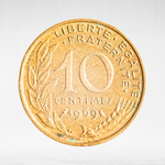 France, 10 Centimes 1969, VF