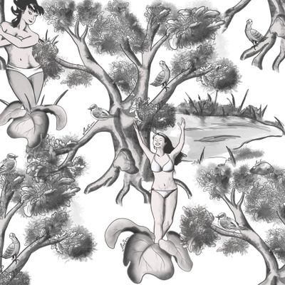 Девушки на природе