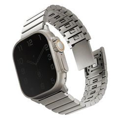 Ремешок Uniq Strova Mag для Apple Watch 42/44/45/49 мм (UNIQ-49MM-STRVMSIL), серебристый