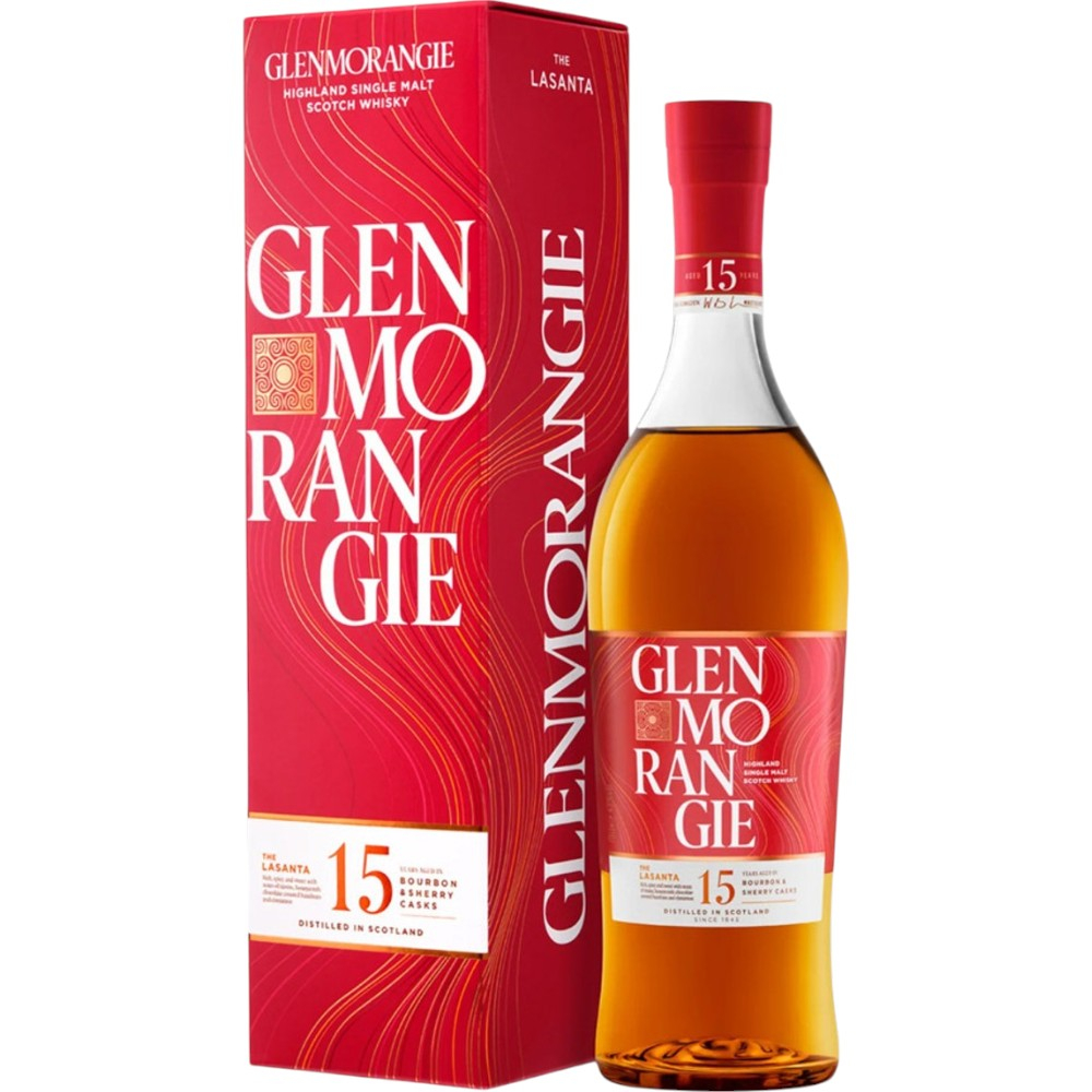 Виски Glenmorangie Lasanta 15 Y.O. 0,7 л. В подарочной коробке
