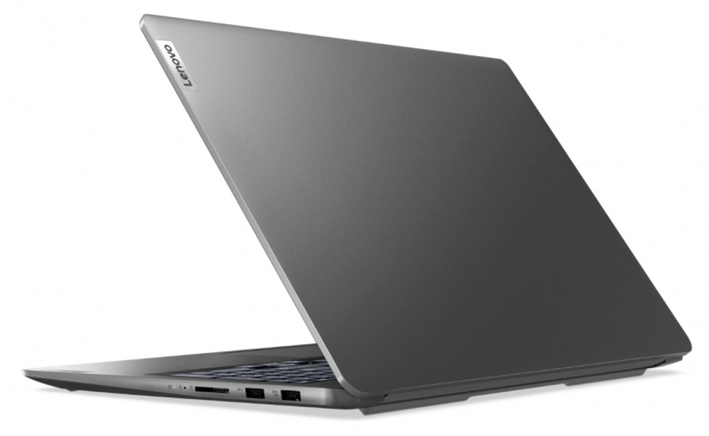 Ноутбук Lenovo IdeaPad 5 Pro 16IHU6 16"(2560x1600)/Intel Core i5 11300H(3.1Ghz)/8192Mb/512SSDGb/noDVD/Ext:nVidia GeForce MX450(2048Mb)/Cam/BT/ WiFi/75WHr/war 1y/1.9kg/grey/Win11Home + 95W, RU kbd 82L9008NRK