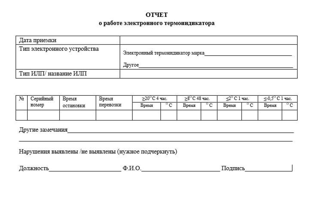 «Холодовая цепь» из сборника НДП для фарм дистрибьюторов