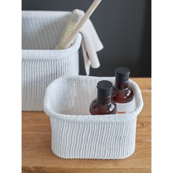 Набор из 4-х корзин для хранения Sustainable collection, молочный