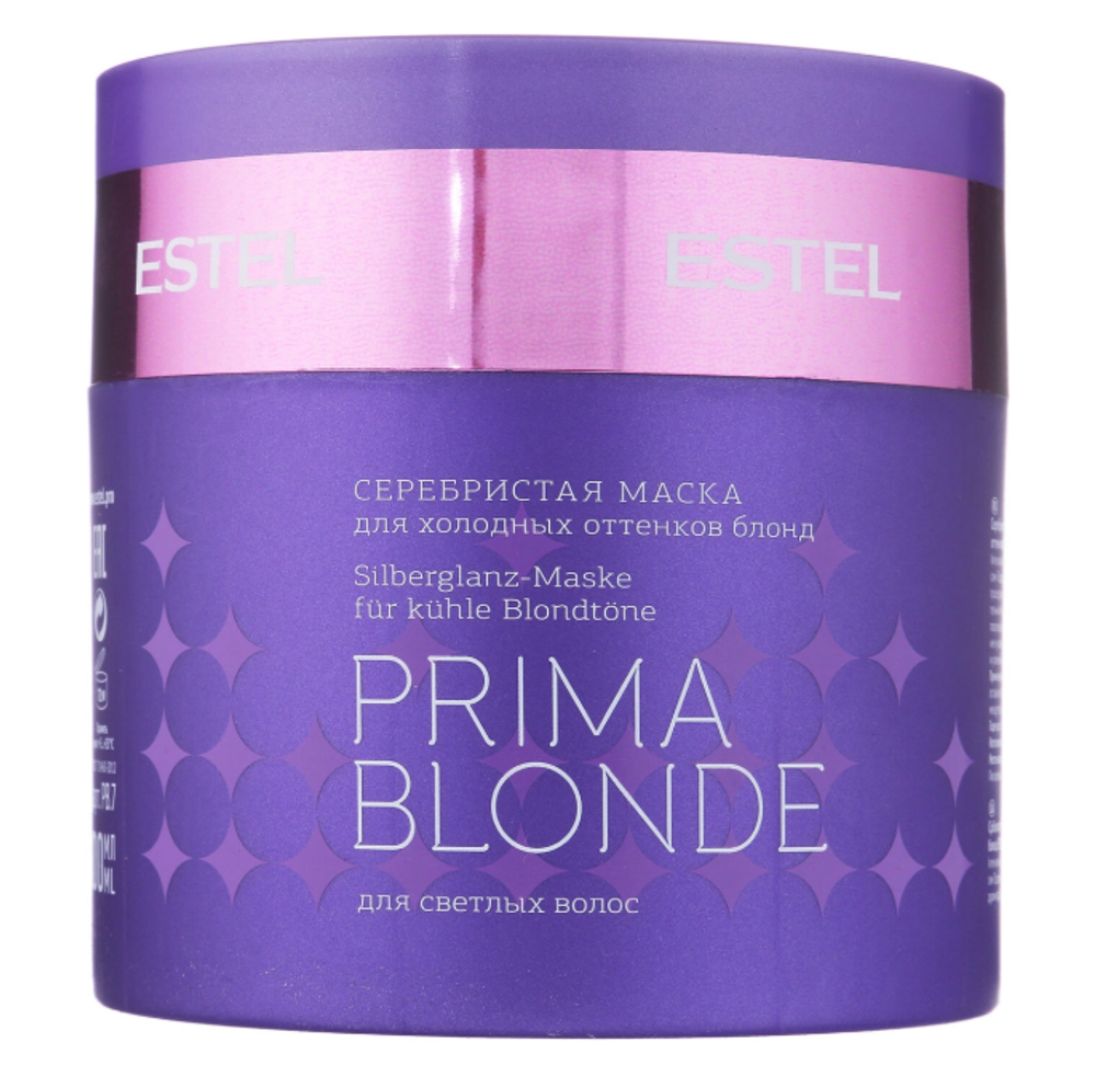 Estel Маска для холодных оттенков блонд Prima Blonde, Серебристый, 300 мл