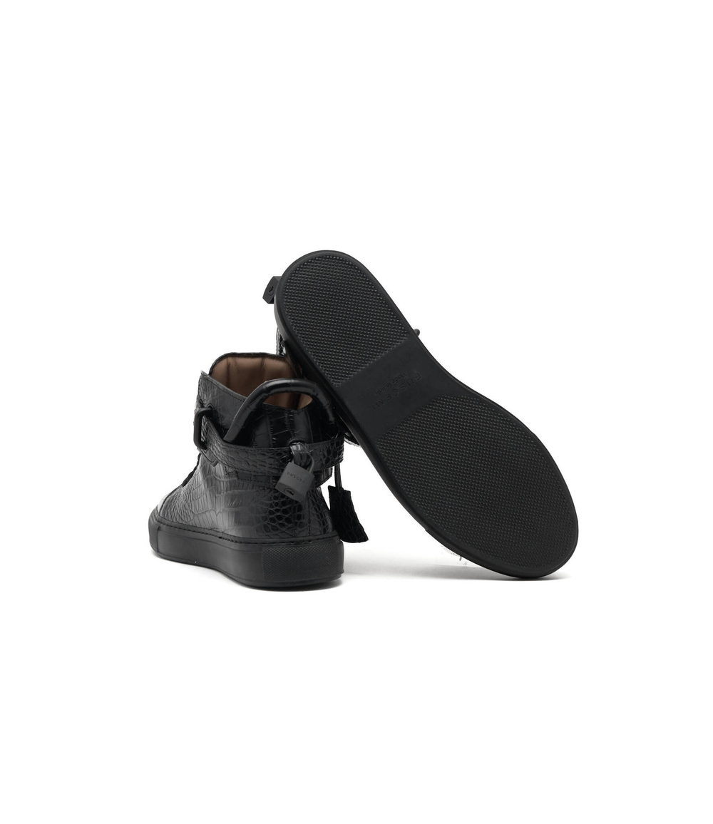 Кожаные кроссовки cocco Buscemi - черный(BCS22703)