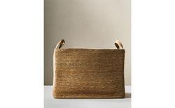 Zara Home Корзина из морской травы, цвет бежевый, 40 см
