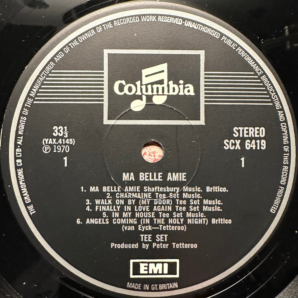 Tee-Set - Ma Belle Amie (Анлия 1970г.)