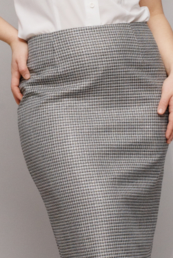 Юбка женская 1328Ла, серый #73Сер011328Ла