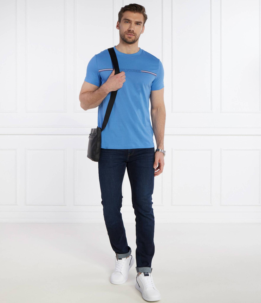 Футболка Tommy Hilfiger - голубой(MW0MW34428)