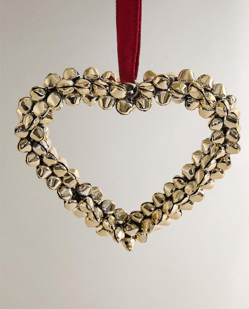 ZARA HOME ЕЛОЧНОЕ УКРАШЕНИЕ В ФОРМЕ СЕРДЦА, ЗОЛОТОЙ