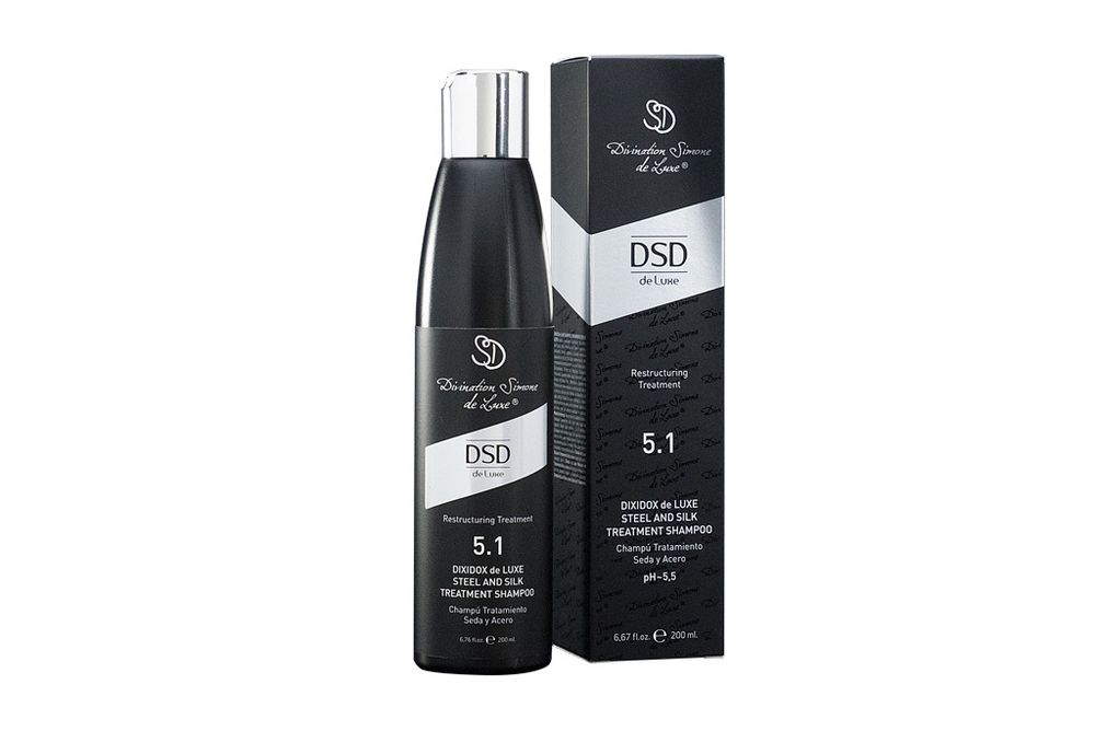 Dsd de luxe STEEL AND SILK TREATMENT SHAMPOO 5.1 / Восстанавливающий шампунь 5.1 сталь и шёлк Дсд де люкс