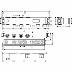 Скрытая часть Hansgrohe RainSelect 15310180