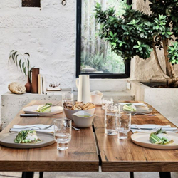 Тарелка десертная круглая 20см Guy Degrenne Brume Sand