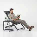 Стул-шезлонг Ideal Patio САНТОНИ складной, серый