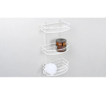 Полка овальная трехэтажная белая FX-720W-3