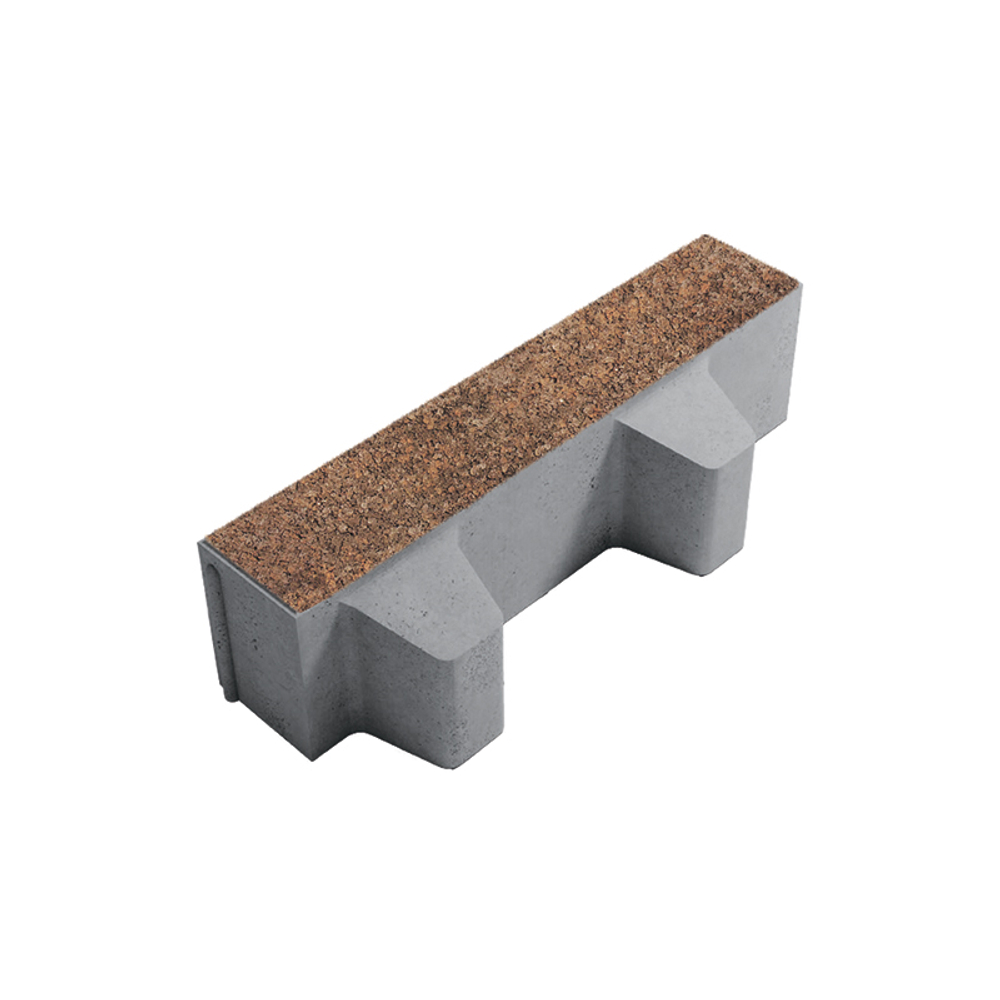 Тротуарная плитка ГАЗОННАЯ РЕШЕТКА - Листопад гранит Клен