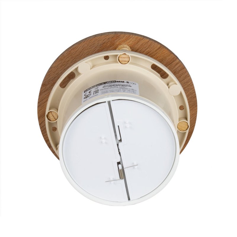 Жаростойкий вентилятор для бань и саун ММ-S 100 решетка дерево круг 105 м³/час