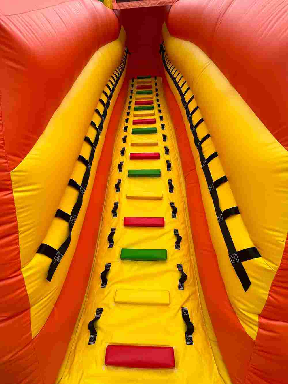 Коммерческий надувной батут «Сафари-Тигр» 10*9*8м, с двумя горками