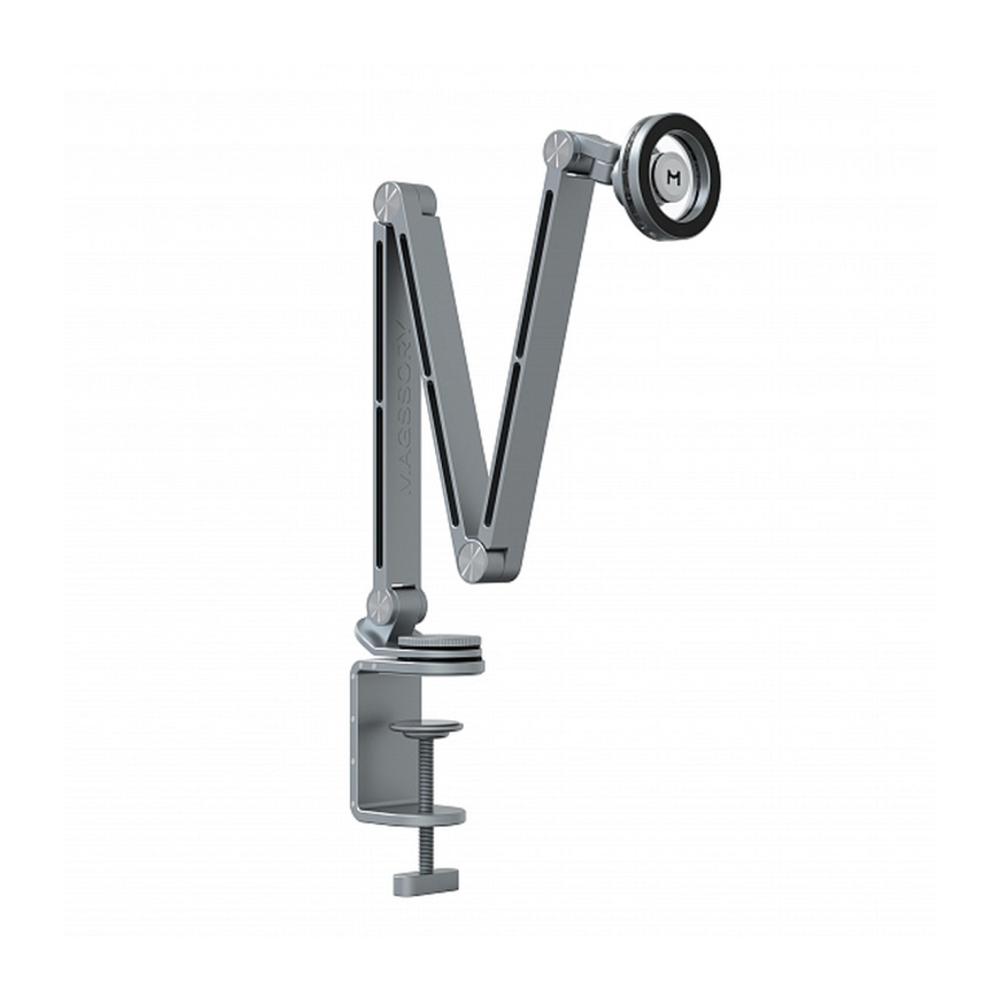 Регулируемый складной настольный держатель MagSafe с зажимом Magssory Arm для iPhone или iPad Держатель из алюминиевого сплава с шестью шарнирами