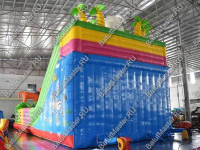 Коммерческий надувной батут "Сафари парк" 14*6*7 м