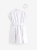 Платье и резинка для волос в комплекте для девочки Next C57-760, Белый