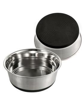 Миска металлическая на резинке утяжеленная, 0,50л, Triol