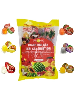 Желе вьетнамское со вкусом экзотических фруктов 380 г