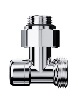 Узел нижнего подключения Royal Thermo Design угловой 1/2"х3/4" EK (хром)