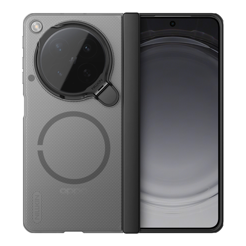 Чехол прозрачный тонированный с MagSafe на OPPO Find N6, серия Super Frosted Shield Prop Magnetic (версия с прозрачной крышкой объектива) от Nillkin