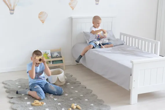 Кровать подростковая Ellipse Wood Белая