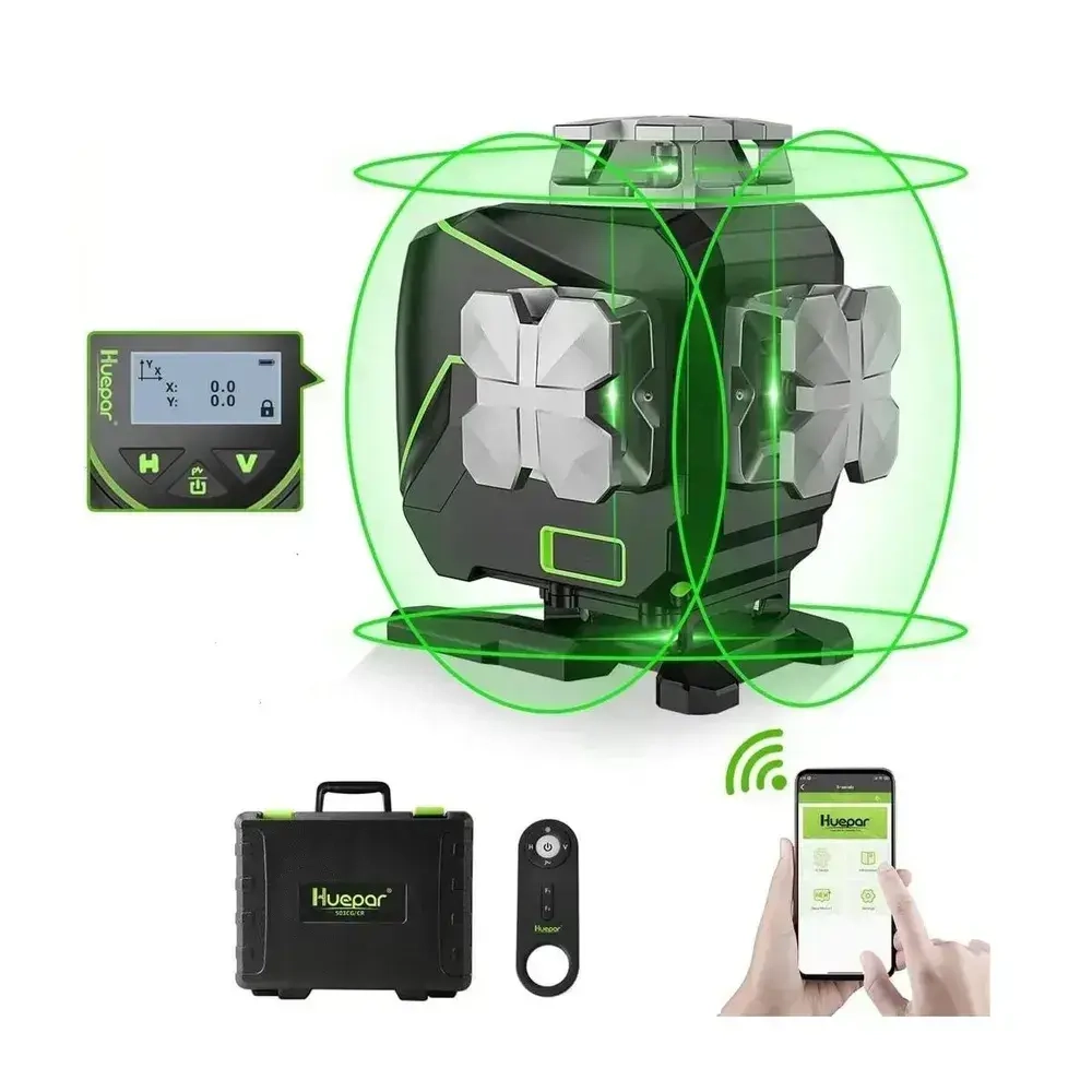 Лазерный уровень Huepar S04CG 4D