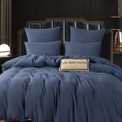 Комплект постельного белья на резинке Однотонный Сатин «Глубокий уют»