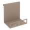 Навесной лоток для бумаг вертикальный широкий MAN-23 Металл Мокко 230*180*250