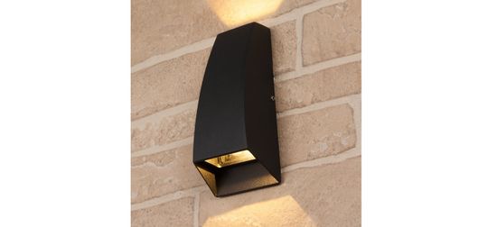 Уличный настенный светодиодный светильник Techno 1016 чёрный Elektrostandard