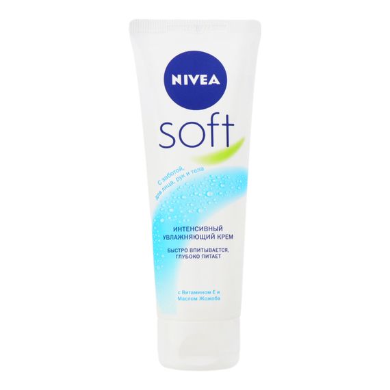 Krem \ Крем \ Cream Крем для тела Nivea Soft Интенсивное увлажнение 75мл