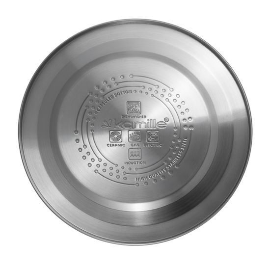 Чайник 2,7 л. из нержавеющей стали со свистком Kamille KM-1097 и ручкой "soft touch"