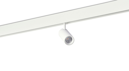 Светодиодный светильник Alpha для SPACE Track system 10Вт, D45xL100 мм, 865Лм, 36°, 4000К, недиммируемый, Ra>90, белый