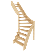 Лестница на второй этаж ЛС-92м/3 Левая