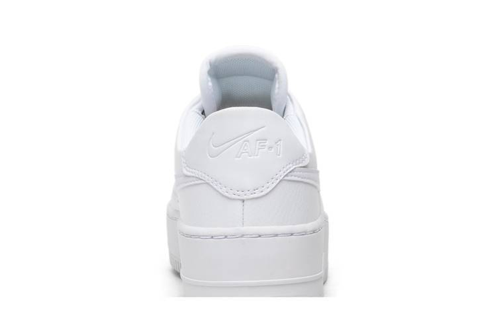 Кроссовки Nike Air Force 1 Sage Triple White (W) (Женская размерная сетка)