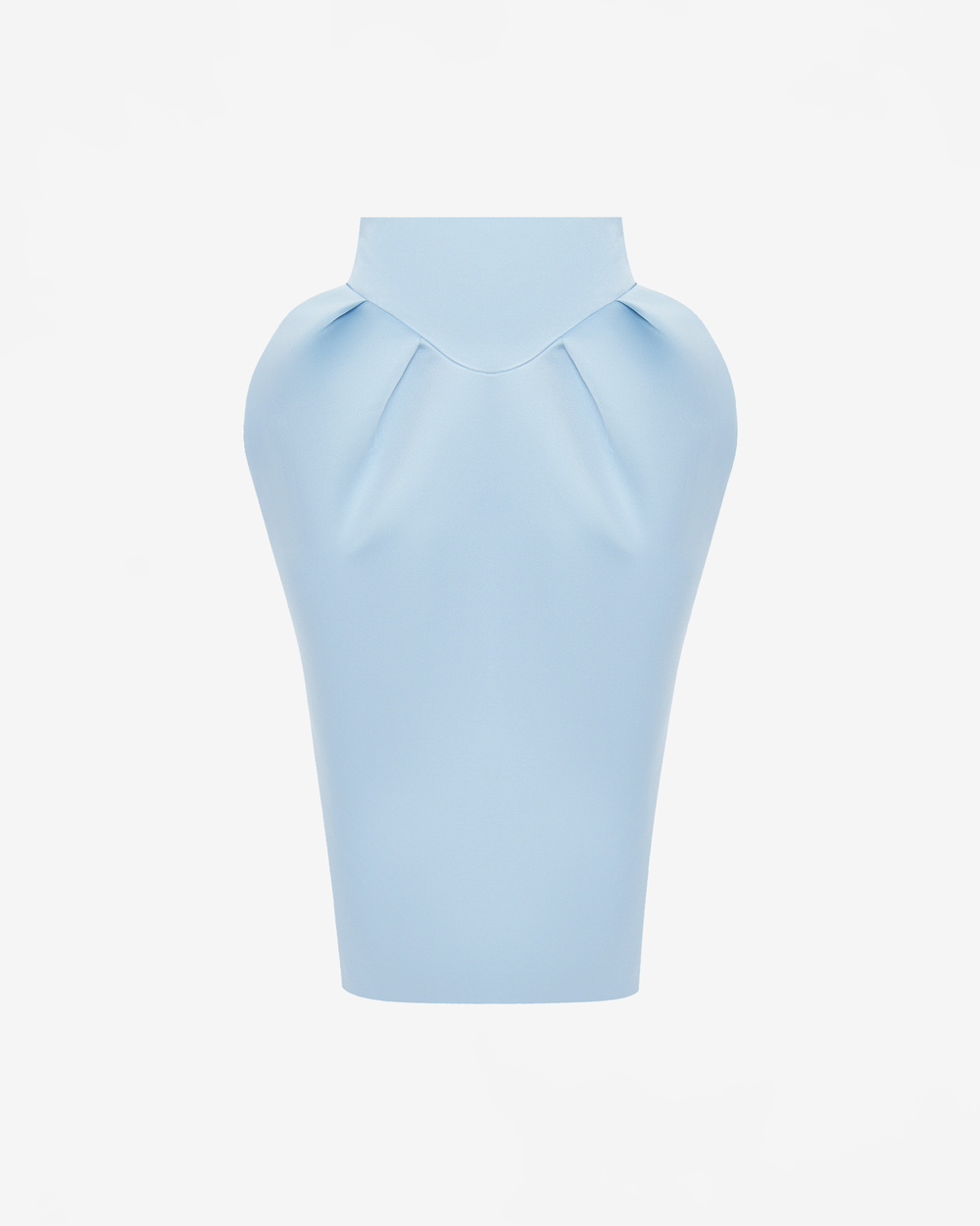 Юбка миди из атласа