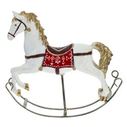 GAEM Фигурка декоративная "Лошадка-качалка", L26 W6 H24 см, 2в.