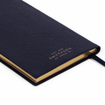 Smythson Ежедневник 2026 Panama Weekly Diary with Pocket, Navy